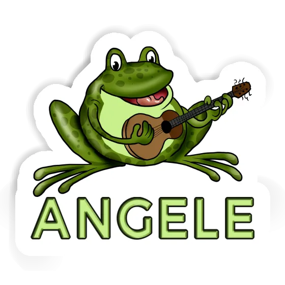 Sticker Angele Guitar Frog Gift package Image