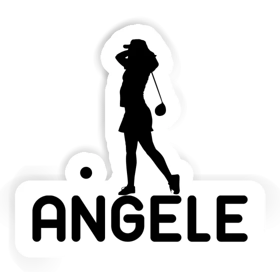 Angele Sticker Golfer Gift package Image