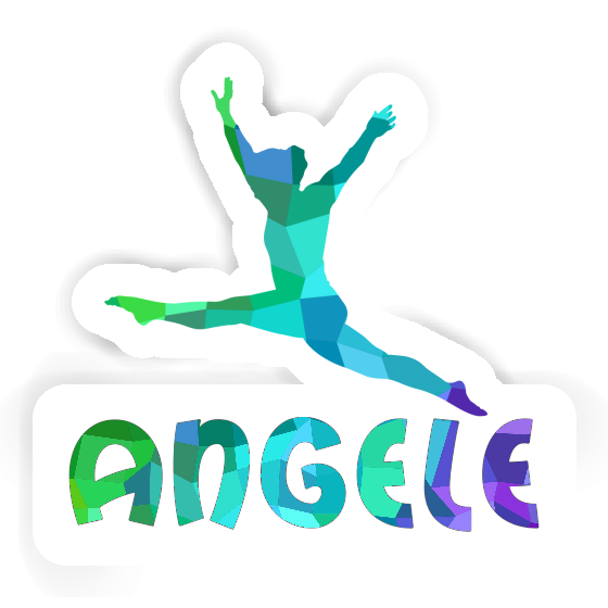 Sticker Gymnast Angele Notebook Image