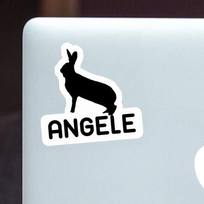 Sticker Rabbit Angele Laptop Image