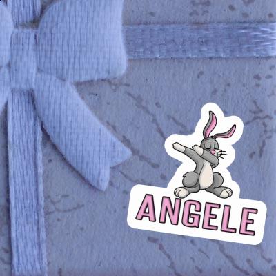 Sticker Angele Hase Image