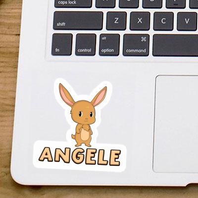 Autocollant Angele Lapin Laptop Image