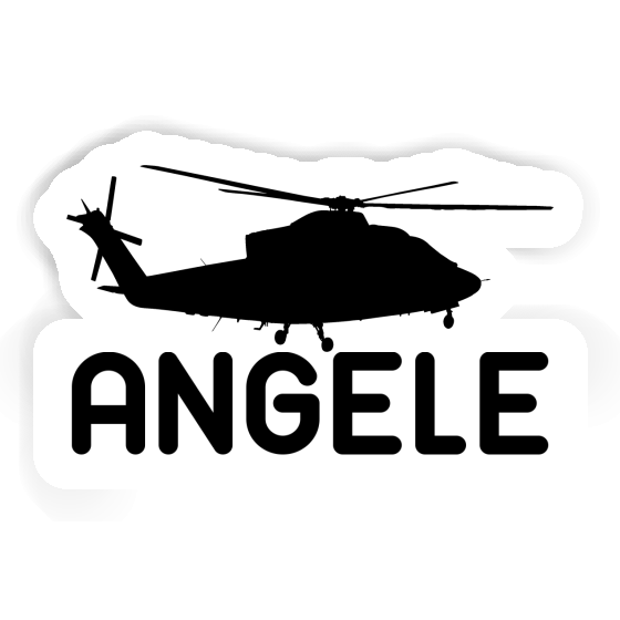 Sticker Angele Helicopter Notebook Image