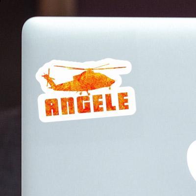 Sticker Hubschrauber Angele Laptop Image