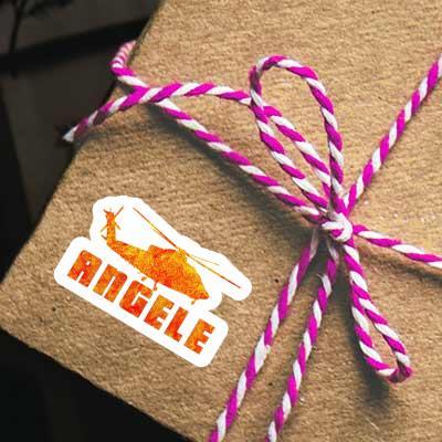 Sticker Angele Helicopter Gift package Image