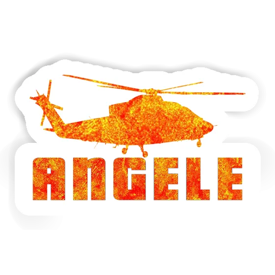 Sticker Angele Helicopter Laptop Image