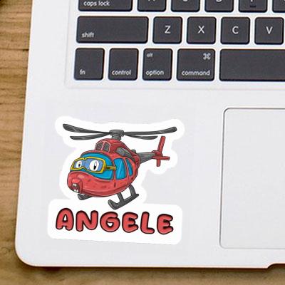 Sticker Angele Helicopter Gift package Image