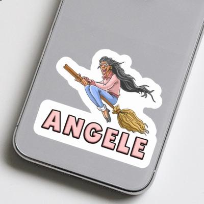 Angele Sticker Witch Notebook Image