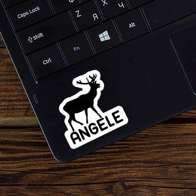 Sticker Angele Deer Notebook Image