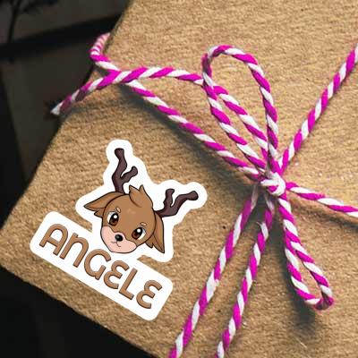 Sticker Deer Angele Laptop Image