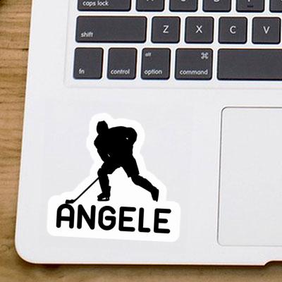 Sticker Hockey Player Angele Image