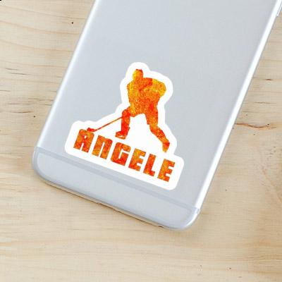 Sticker Angele Eishockeyspieler Gift package Image