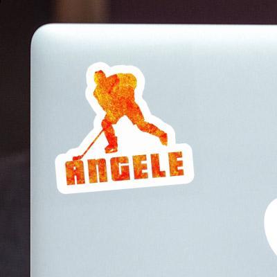 Hockey Player Sticker Angele Gift package Image