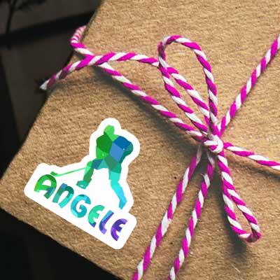 Aufkleber Eishockeyspieler Angele Gift package Image