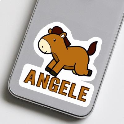 Sticker Angele Horse Laptop Image