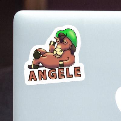 Pferd Sticker Angele Notebook Image