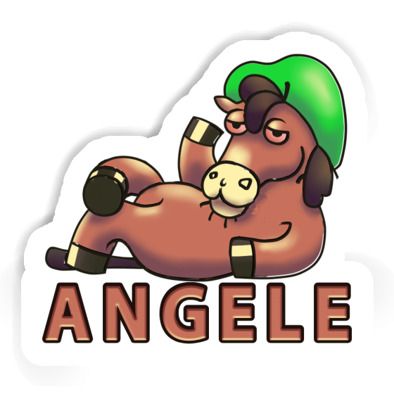 Angele Sticker Lying horse Gift package Image