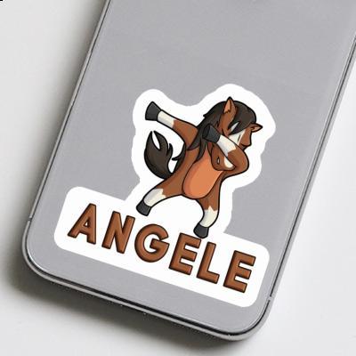 Angele Sticker Pferd Laptop Image