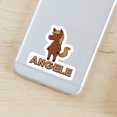 Sticker Pferd Angele Laptop Image