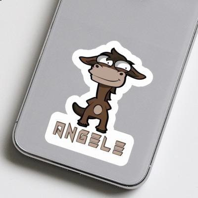 Sticker Pferd Angele Laptop Image