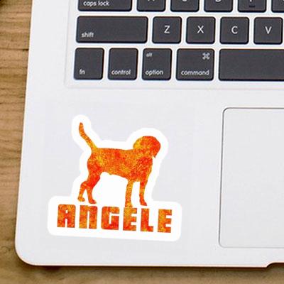 Dog Sticker Angele Image