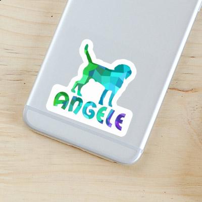 Sticker Dog Angele Notebook Image