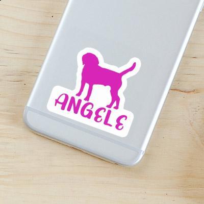 Chien Autocollant Angele Image