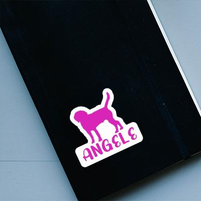 Angele Autocollant Chien Image