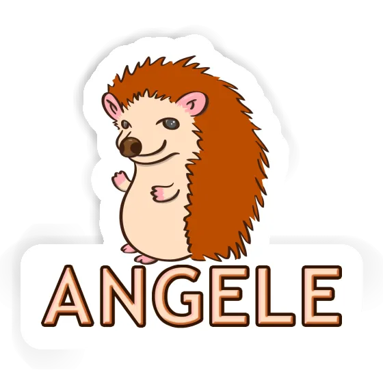 Aufkleber Igel Angele Notebook Image