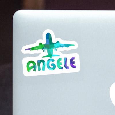 Sticker Jumbo-Jet Angele Notebook Image