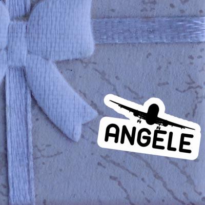 Sticker Airplane Angele Gift package Image