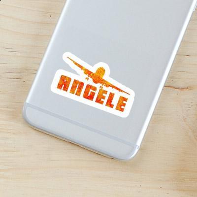 Angele Sticker Airplane Gift package Image