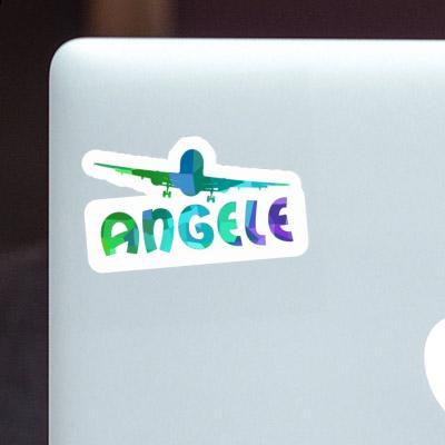 Airplane Sticker Angele Image