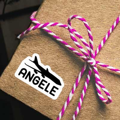 Angele Sticker Jumbo-Jet Notebook Image