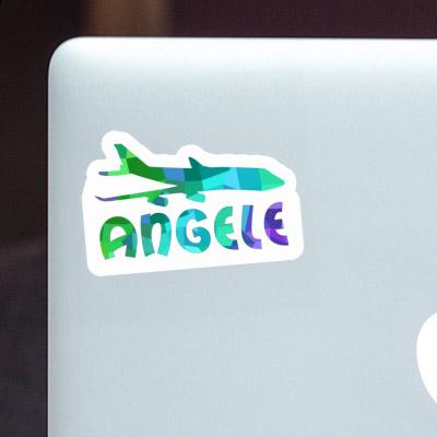 Sticker Angele Jumbo-Jet Notebook Image