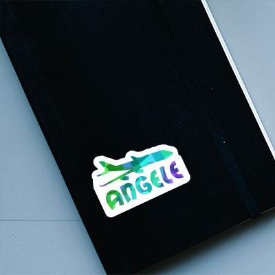 Angele Sticker Jumbo-Jet Laptop Image