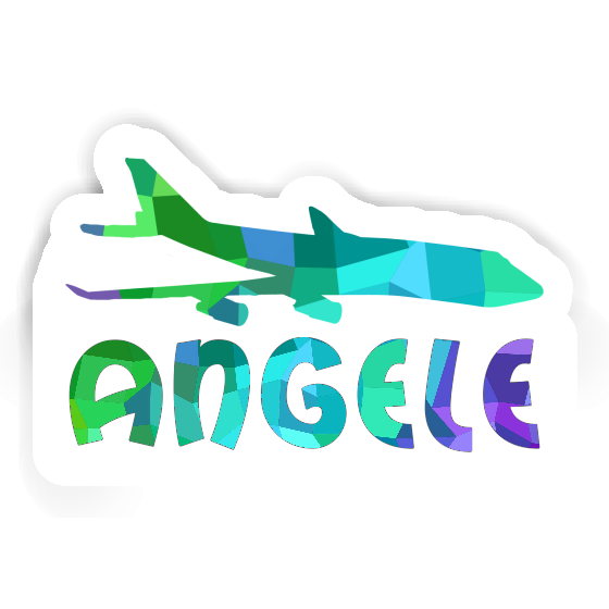 Angele Sticker Jumbo-Jet Notebook Image