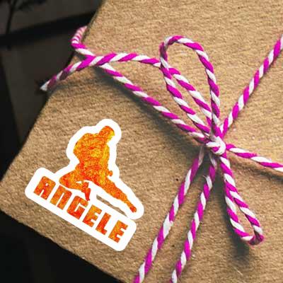 Angele Sticker Karateka Notebook Image