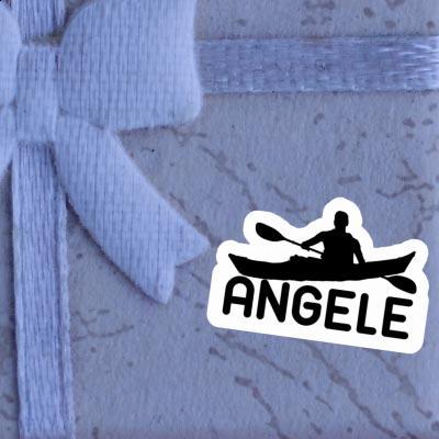 Angele Sticker Kayaker Image