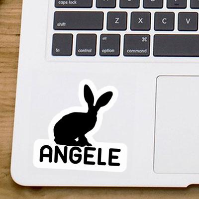 Sticker Rabbit Angele Laptop Image