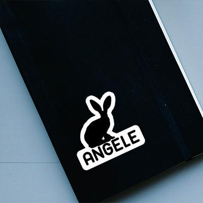 Angele Autocollant Lapin Image