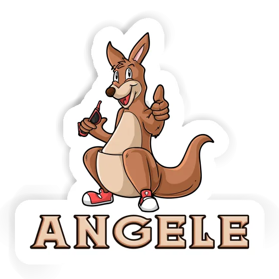 Angele Sticker Kangaroo Notebook Image