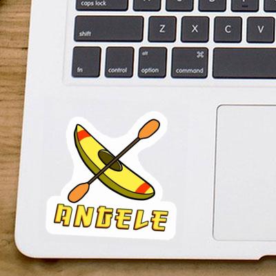 Sticker Canoe Angele Laptop Image