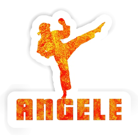 Sticker Angele Karateka Notebook Image