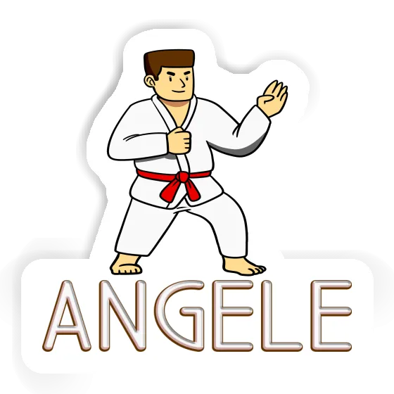 Karateka Aufkleber Angele Image