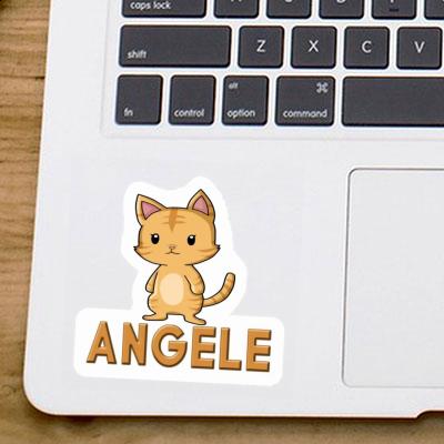 Autocollant Angele Chat Notebook Image