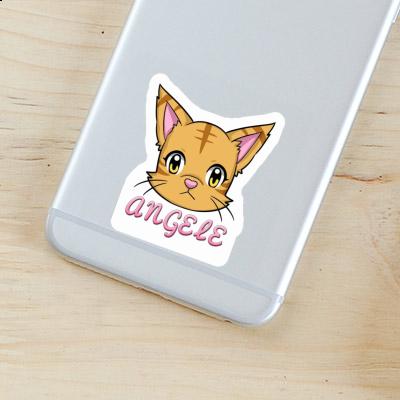 Angele Sticker Kitten Laptop Image