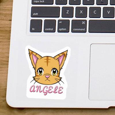 Angele Sticker Kitten Notebook Image