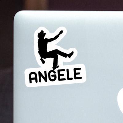 Angele Aufkleber Kletterer Laptop Image