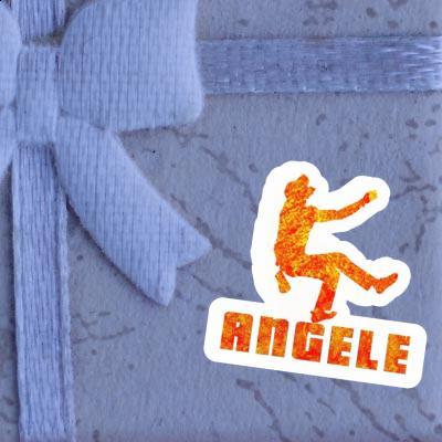 Climber Sticker Angele Laptop Image